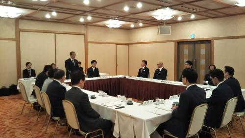 山口県市長会議・県政推進懇談会