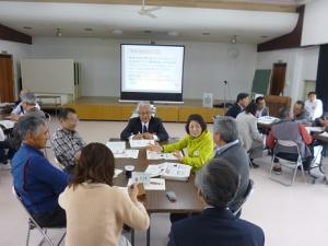 厚陽公民館での議会報告会写真