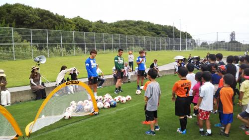 レノファの選手と遊ぼう