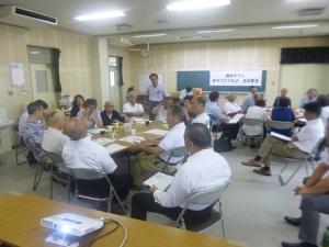 高泊公民館での議会報告会写真