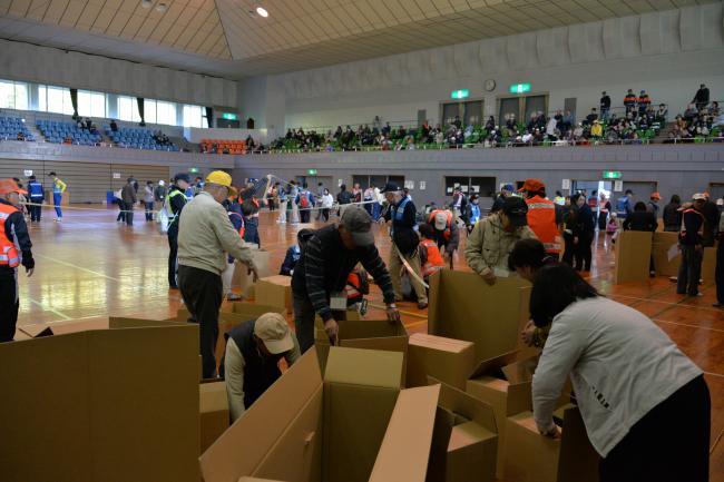 避難所開設・運営訓練