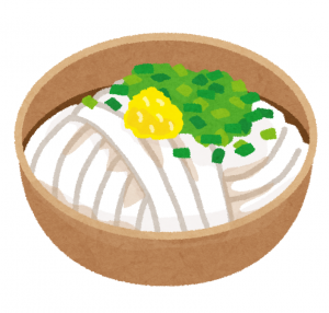 うどんのイラストの画像です