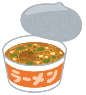 カップラーメンのイラストです