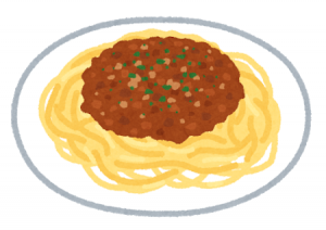 パスタのイラストです