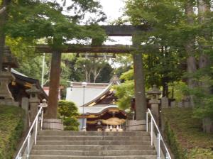 別府八幡宮の参道