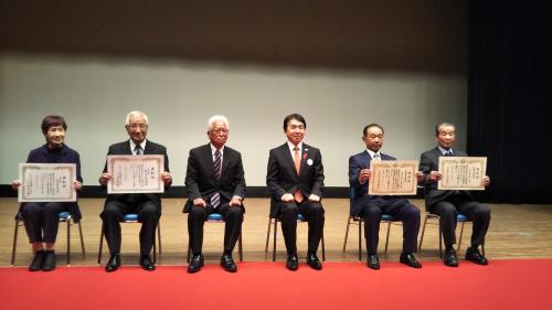 山口県環境生活功労者県知事表彰及び山口県快適環境づくり連合会会長表彰伝達式