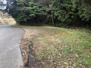 石炭跨線橋付近の写真です。