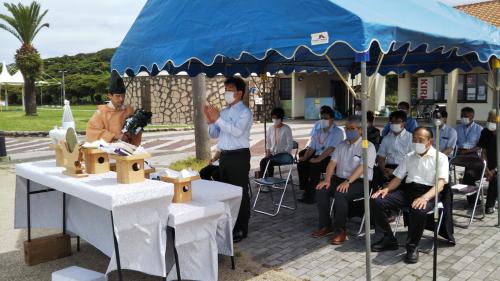 きららビーチ焼野海開き安全祈願祭