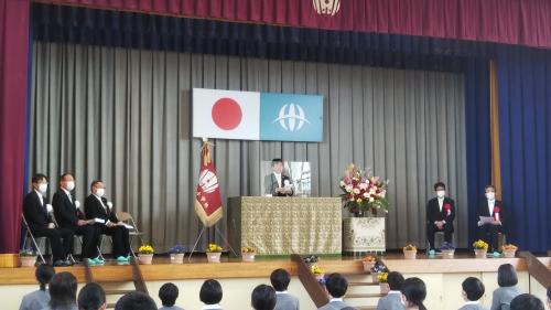 津布田小学校閉校式