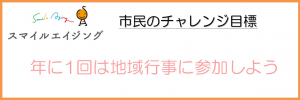 市民のチャレンジ目標が記載してある画像です。