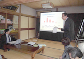 福田自治会館で開催した意見交換会
