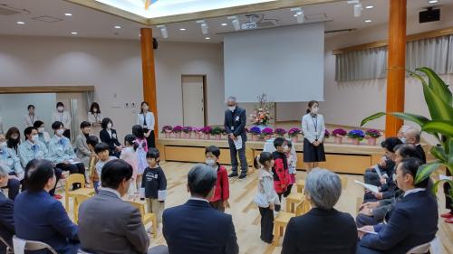 竣工式の様子