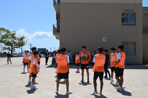 河野選手のサッカー教室