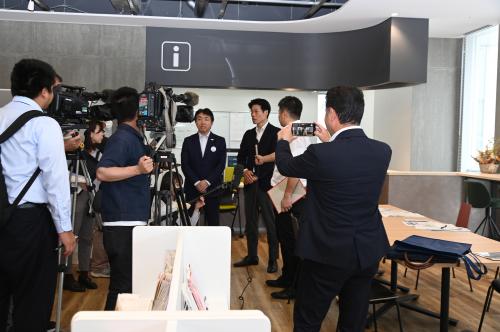 取材の様子