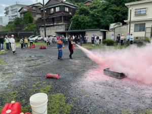 消火訓練３