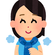 水にぬらしたタオルを首に巻く