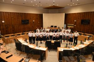 中学生議会全員
