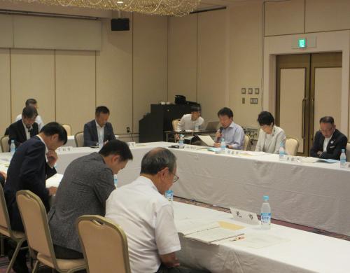 市長会での市長発言