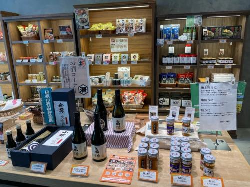 物産展の様子