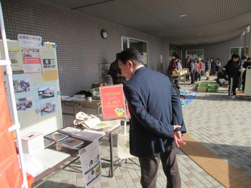 玄関前のイベント
