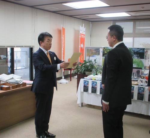 辞令交付