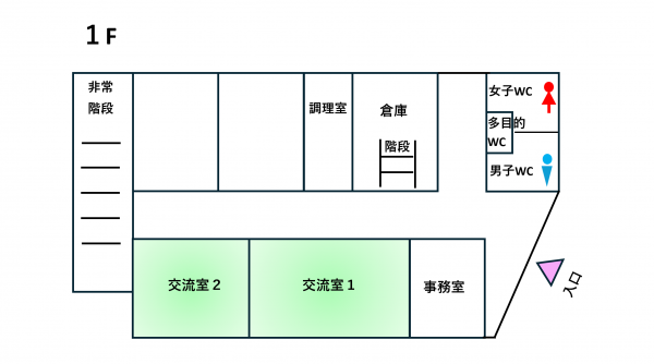 分館平面図1F