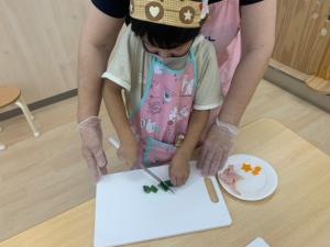 ミニしょくいくはかせ教室の様子