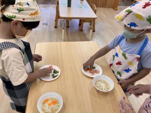 ミニしょくいくはかせ教室の様子