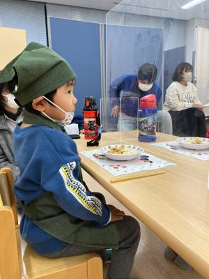 ミニしょくいくはかせ教室の様子
