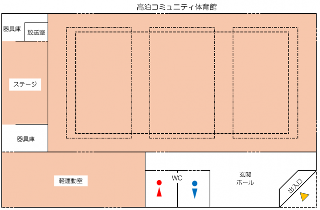 体育館平面図
