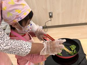 ミニしょくいくはかせ教室の様子