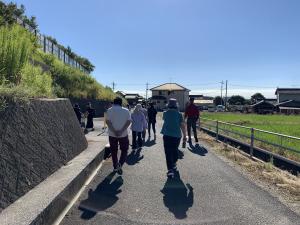 避難中