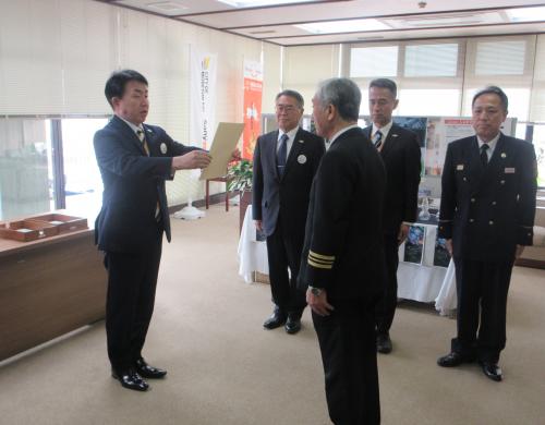 消防団長辞令