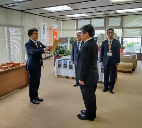 辞令交付