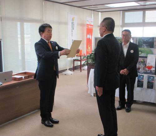 辞令交付