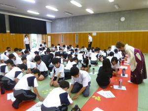 学校かるた出前教室
