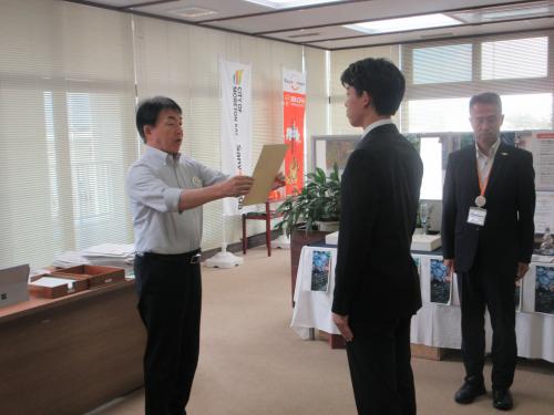 辞令交付