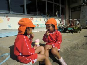 焼き芋が焼けました