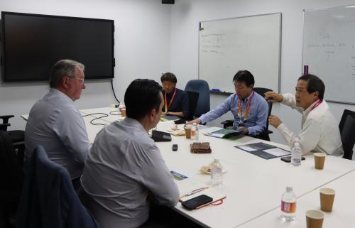 モートンベイ市長と意見交換