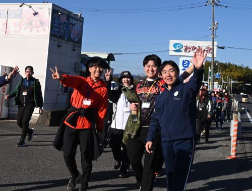 ウォークの様子