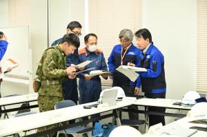 防災訓練の様子