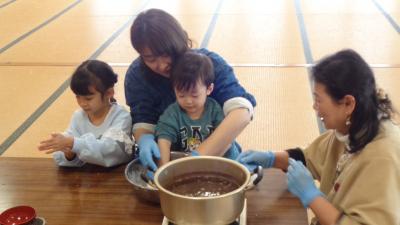 ぜんざいつくり2