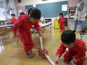 新学期の幼稚園の様子