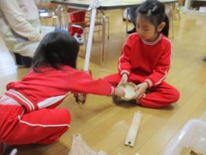 新学期の幼稚園の様子