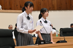 小野田中学校生徒