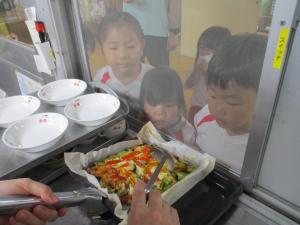 グラタンが出来上がりました