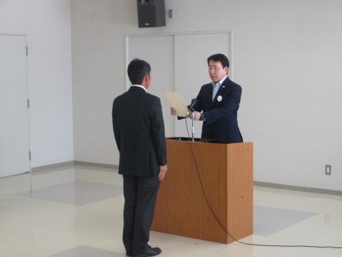 農業辞令交付