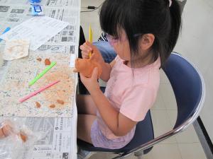 7月26日埴輪作り3
