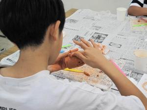 7月26日埴輪作り4