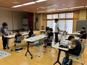 習字教室の様子